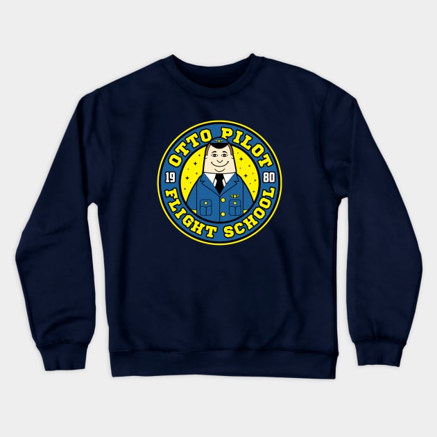 Otto Pilot - Flight School Crewneck Sweatshirt by buby87